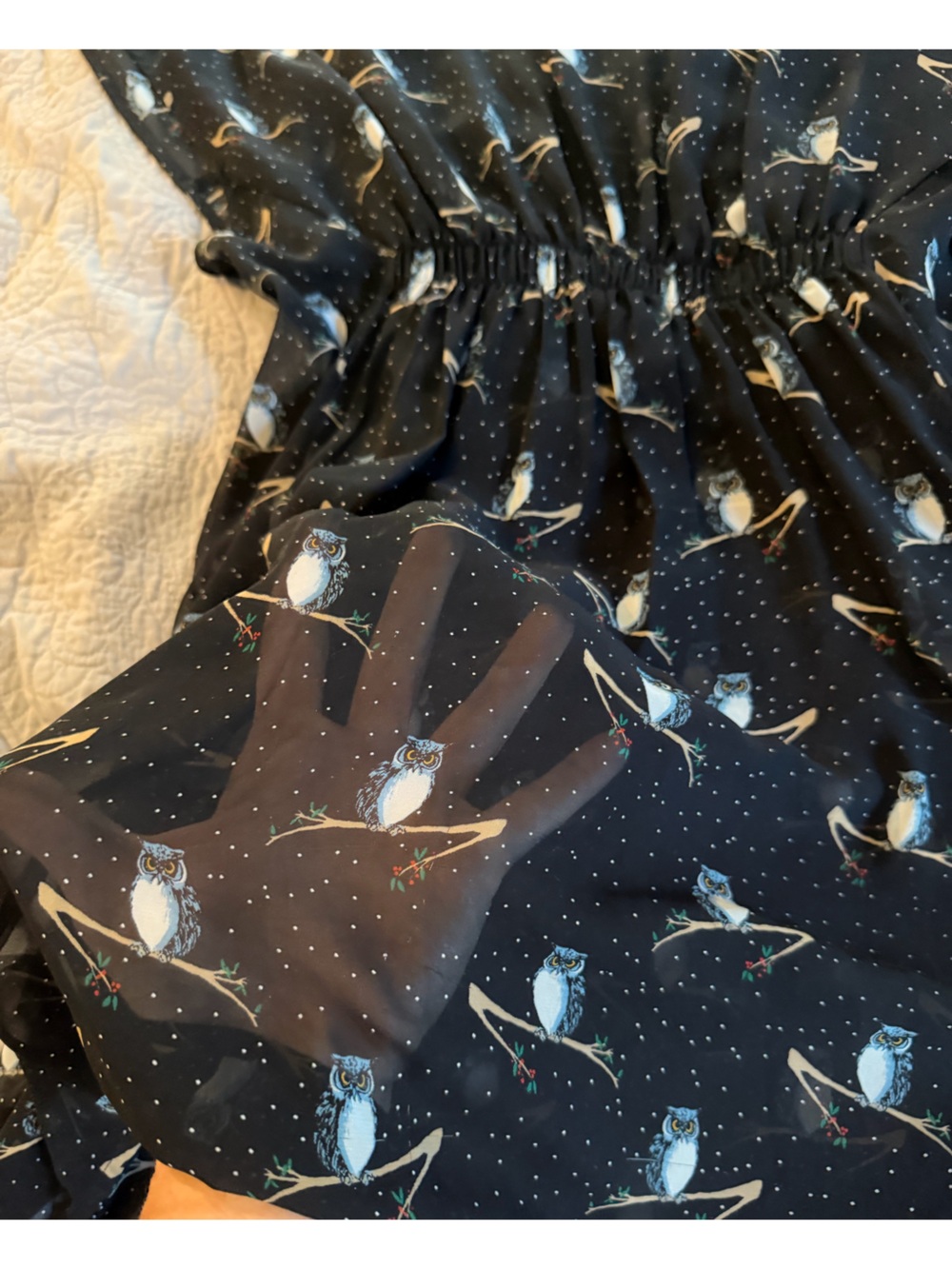 Adorable sheer owl dress by Shesaid… - Picture 2 of 4